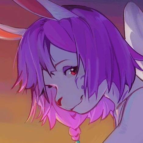 Art of a furry-style creature’s face.